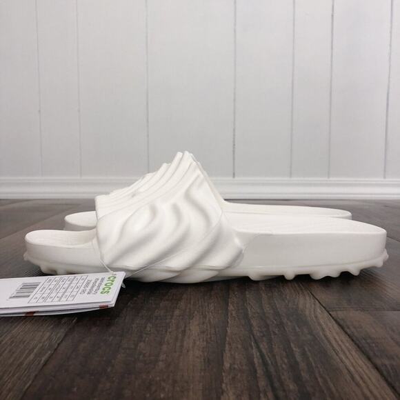 Salehe Bembury X Crocs The Pollex Slide Sandal Lightweight Size 10 Mayo Cream - Picture 3 of 9